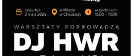 plakat warsztaty dj hwr