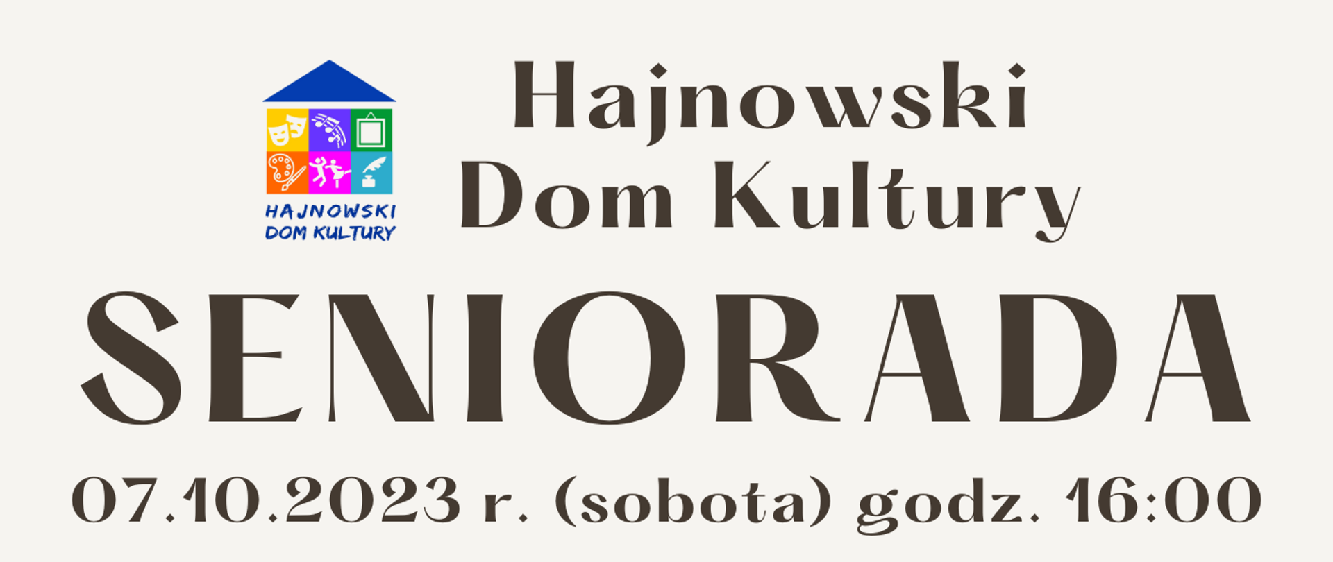 Na szarym tle dwie postaci, obok i dołu napisy organizacyjne