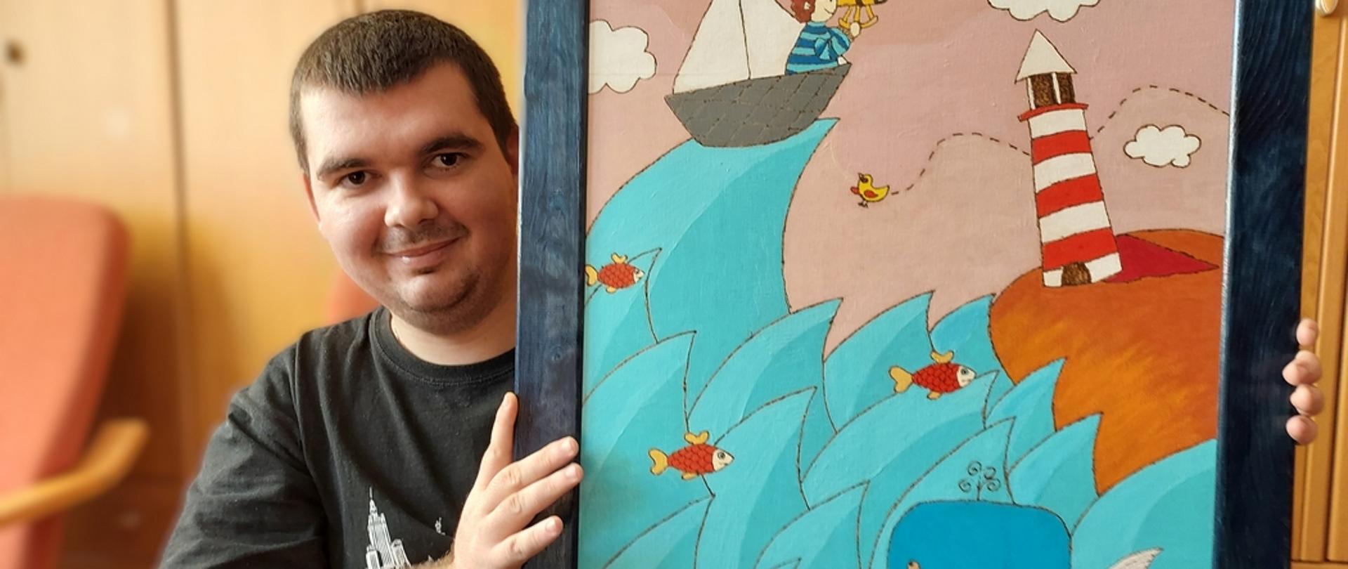 Uczestnicy PŚDS w Stąporkowie wśród laureatów Ogólnopolskiego Konkursu Plastycznego „Sztuka osób niepełnosprawnych”