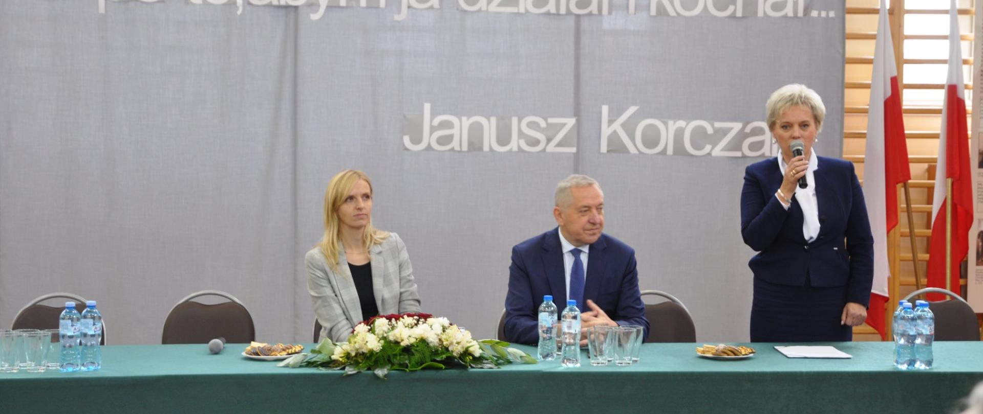 Wójt Gminy Repki wita zgromadzonych gości