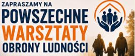 Informacje o terminie i miejscu wydarzenia, a po prawej listę zagadnień oznaczonych ikonami. W dolnej części znajdują się piktogramy oraz logotypy organizatorów i partnerów.
