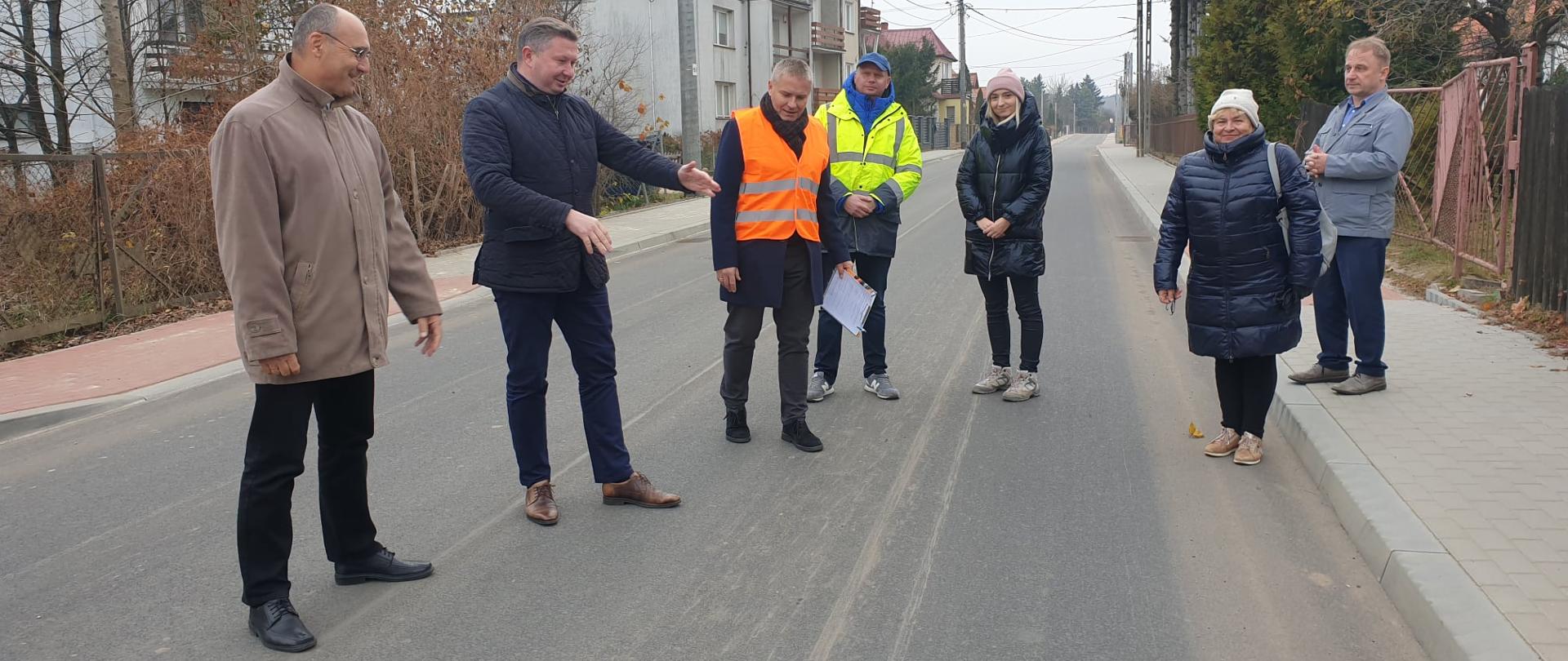 Odbiór techniczny drogi w Horodnianach 