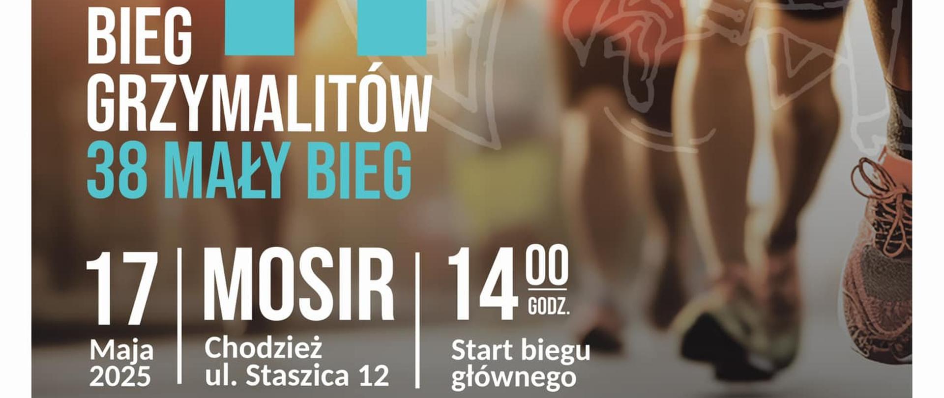 plakat Bieg Grzymalitów
