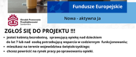 Już w kwietniu 2025 r. Ośrodek Promowania Przedsiębiorczości w Sandomierzu rusza z kolejnym naborem do projektu „Nowa – Aktywna Ja”