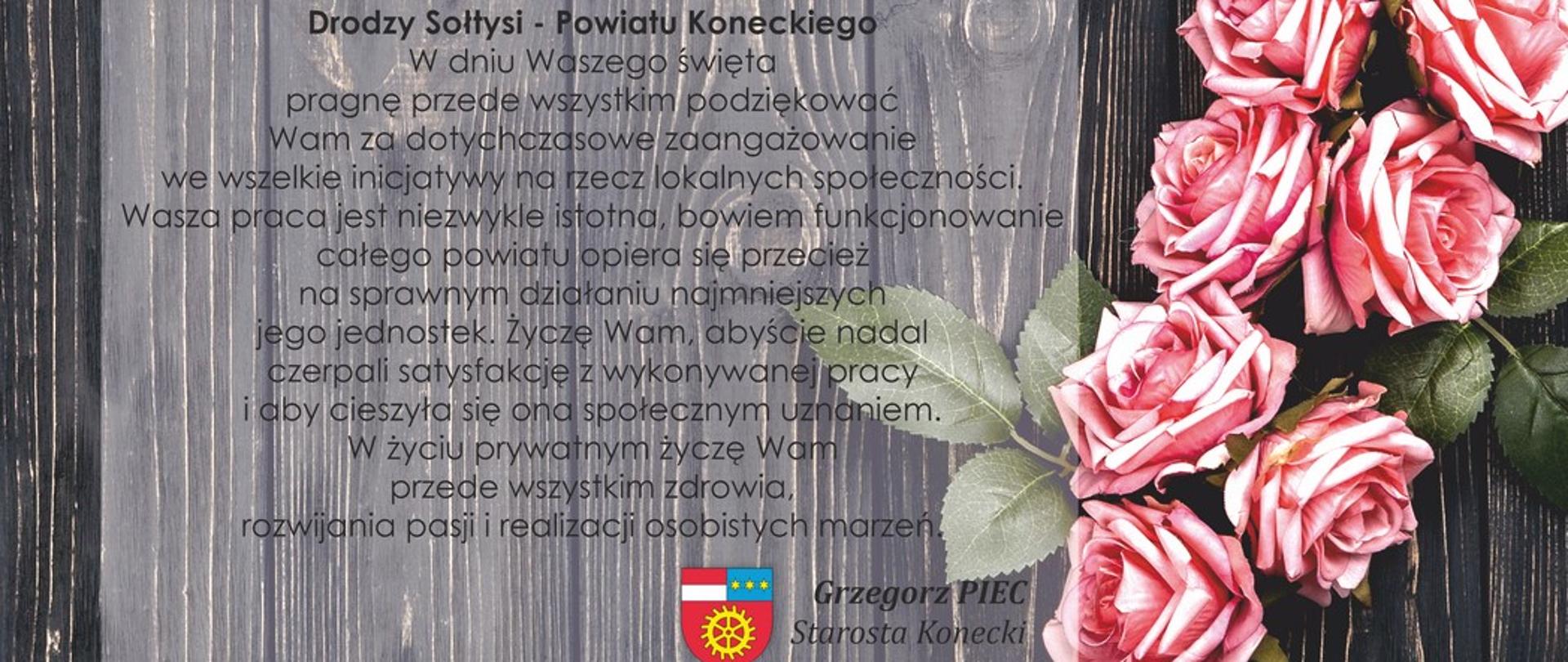 Życzenie z okazji Dnia Sołtysa