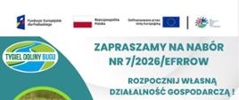 Nabór nr 7/2026/EFRROW – rozpocznij własną działalność gospodarczą