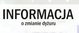 Zmiana apteki pełniącej dyżur 