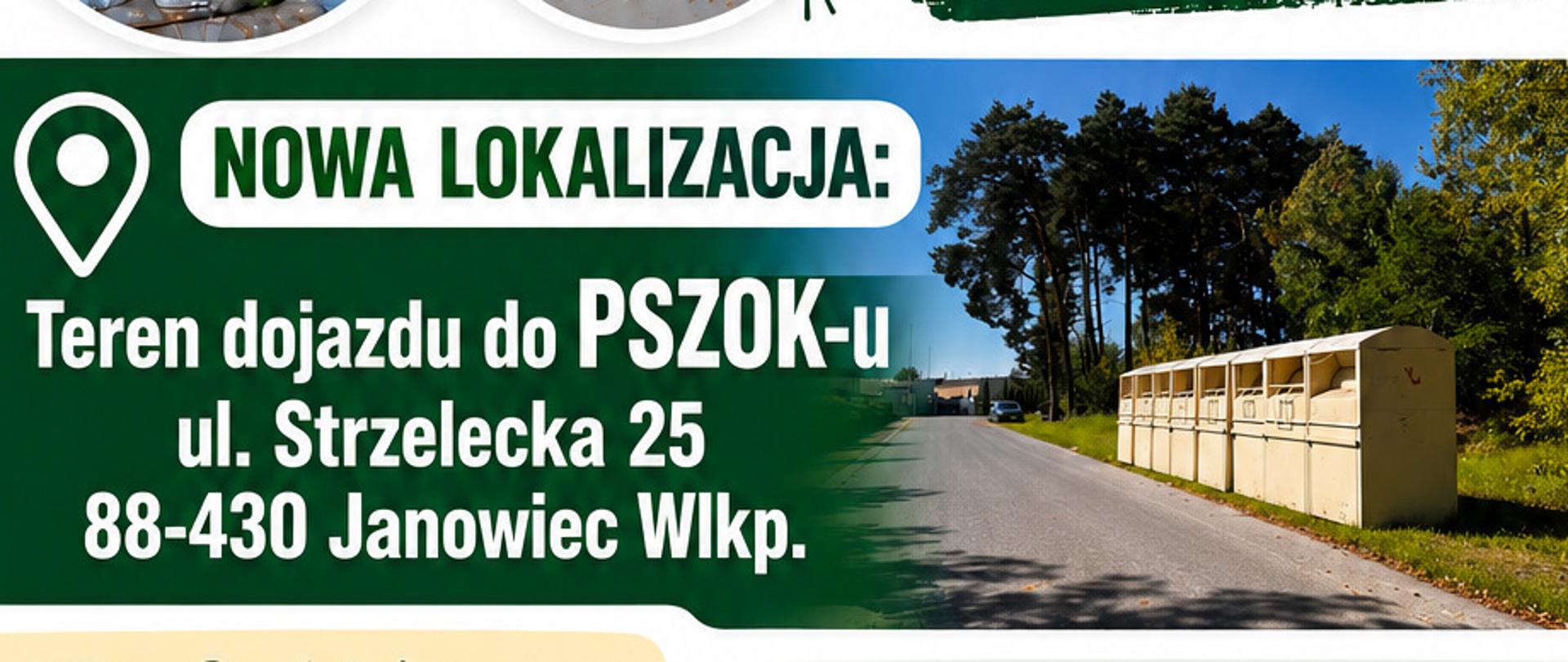Nowa lokalizacja pojemników na odzież i tekstylia

