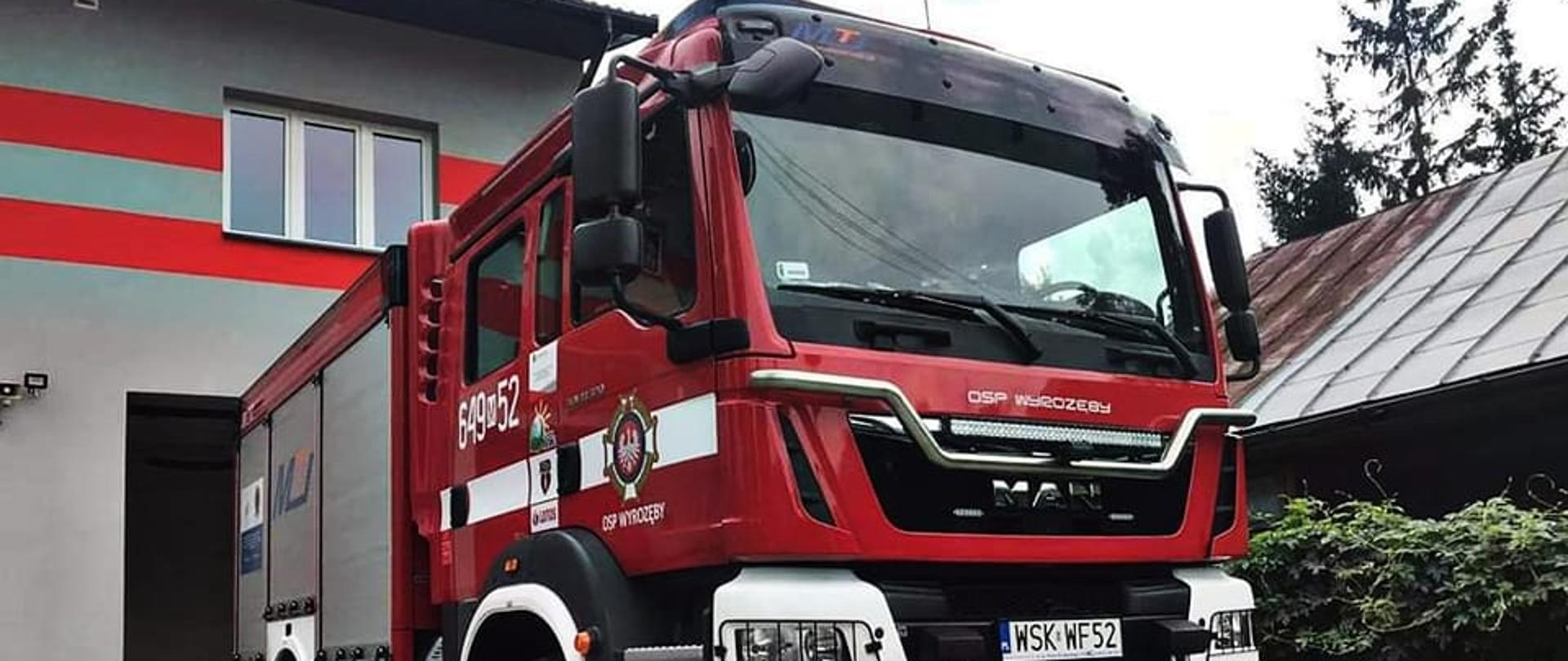 Samochód strażacki OSP Wyrozęby