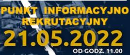 Plakat informacyjny - punkt informacyjno-rekrutacyjny