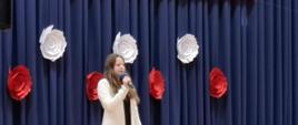 Zosia podczas XV Konkursu Pieśń ujdzie cało... w Pułtusku.