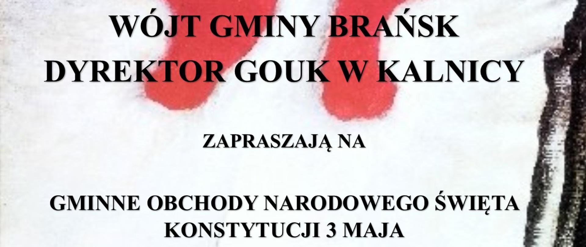 Plakat zaproszenie na gminne obchody