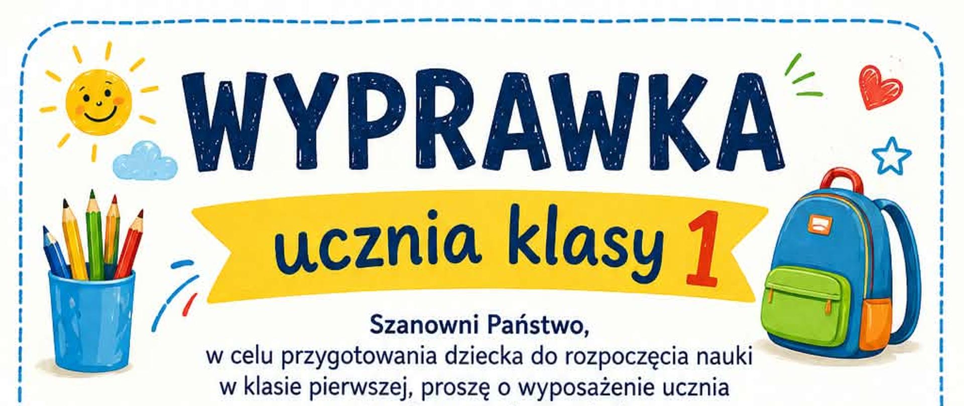 Wyprawka ucznia klasy 1