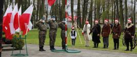 Uczestnicy obchodów 230 rocznicy Konstytucji 3 Maja