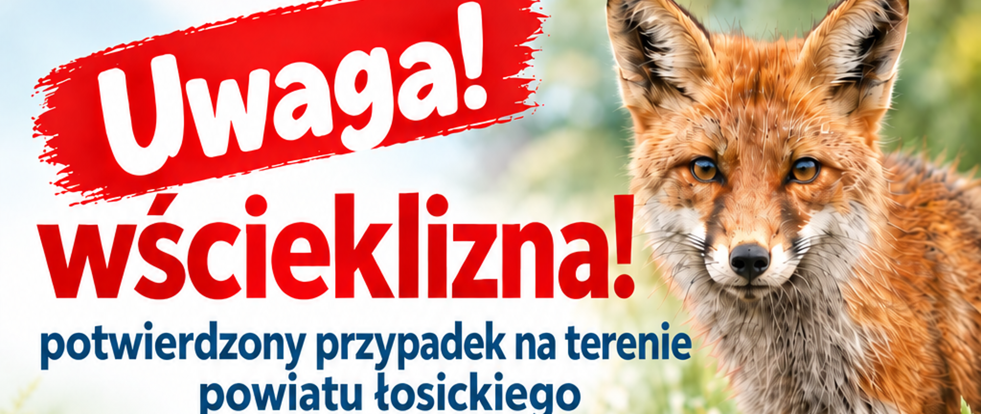 Uwaga wścieklizna