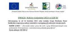 Informacja o naborach 2021 LGS ZS