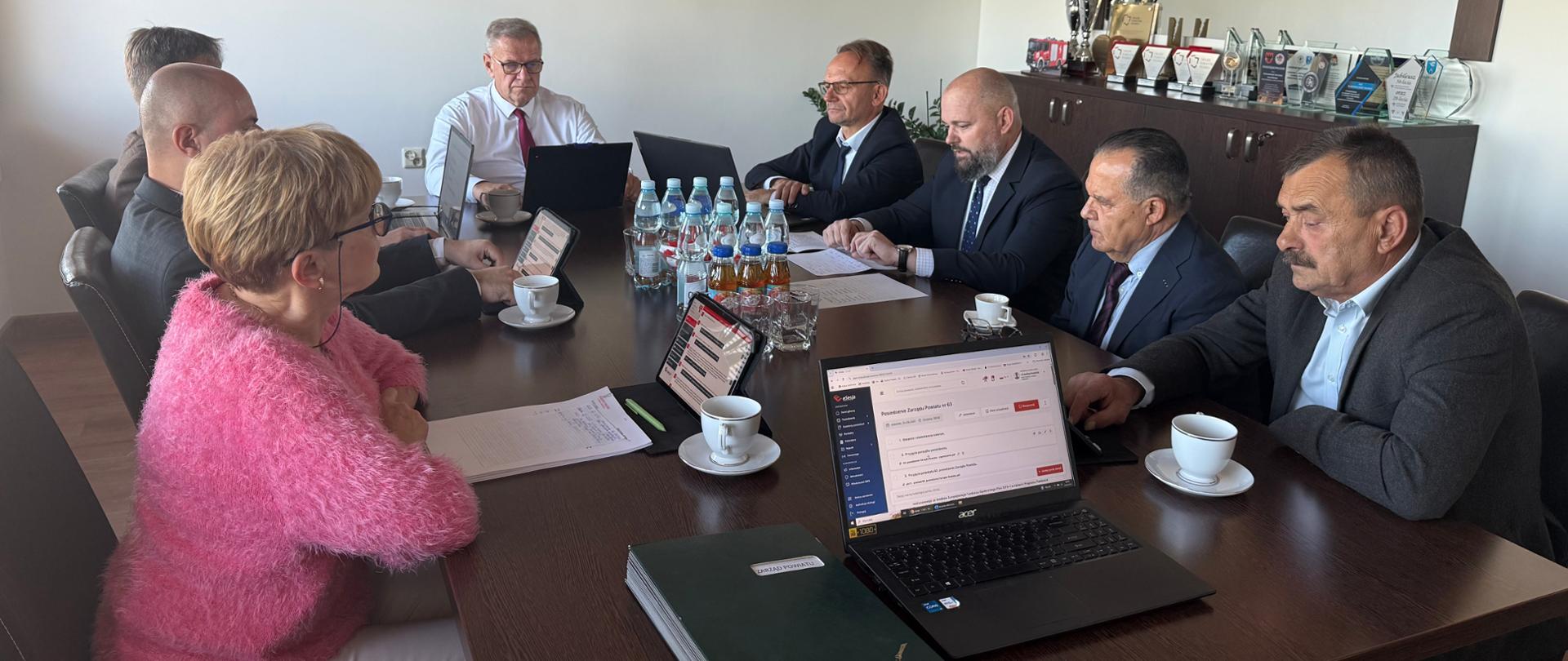 Posiedzenie Zarządu Powiatu z udziałem dyrektorów SPZOZ w Bielsku Podlaskim
