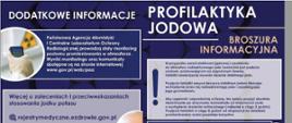 Profilaktyka jodowa - broszura informacyjna ( informacje w artykule)