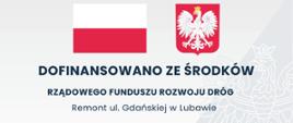 Remont ul. Gdańskiej w Lubawie