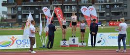 Zawodniczki na podium