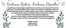 Z okazji Waszego święta przyjmijcie najserdeczniejsze życzenia by zawsze towarzyszyło Wam zdrowie i pogoda ducha. Życzę Wam spełnienia marzeń, uznania oraz szacunku w otaczającej Was codzienności. Niech miłość jaką obdarzają Państwa najbliżsi napełnia energią i uśmiechem na każdy kolejny dzień życia.
Ten szczególny dzień jest okazją , aby podziękować Wam za Waszą dobroć, cierpliwość
i wsparcie, którymi obdarzacie swoje wnuki i dzieci każdego dnia.
Niech Wasza życiowa mądrość i doświadczenie będą inspiracją dla młodszych pokoleń.
Pamiętajmy, że Babcia i Dziadek to skarb, który każdy z wnucząt powinien pielęgnować.
Dziękuję ,że jesteście
Apolonia Stasiuk
Wójt Gminy Repki