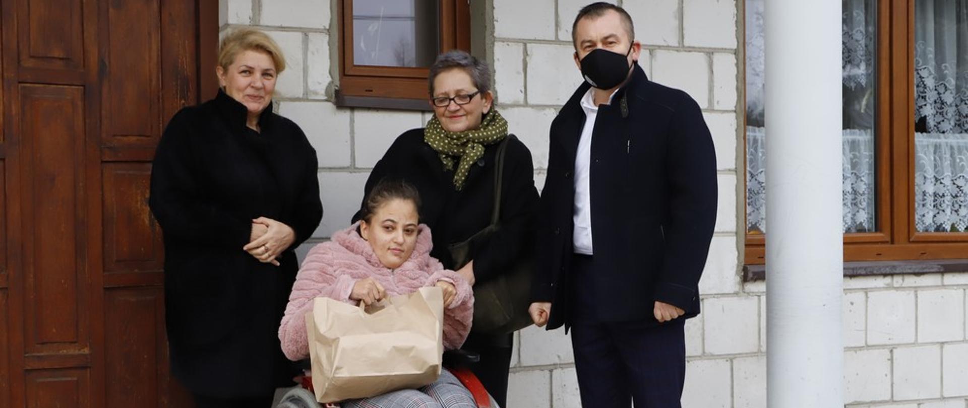 Akcja objazdowe mikołajki WTZ w Końskich