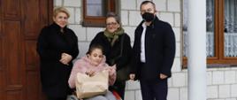Akcja objazdowe mikołajki WTZ w Końskich