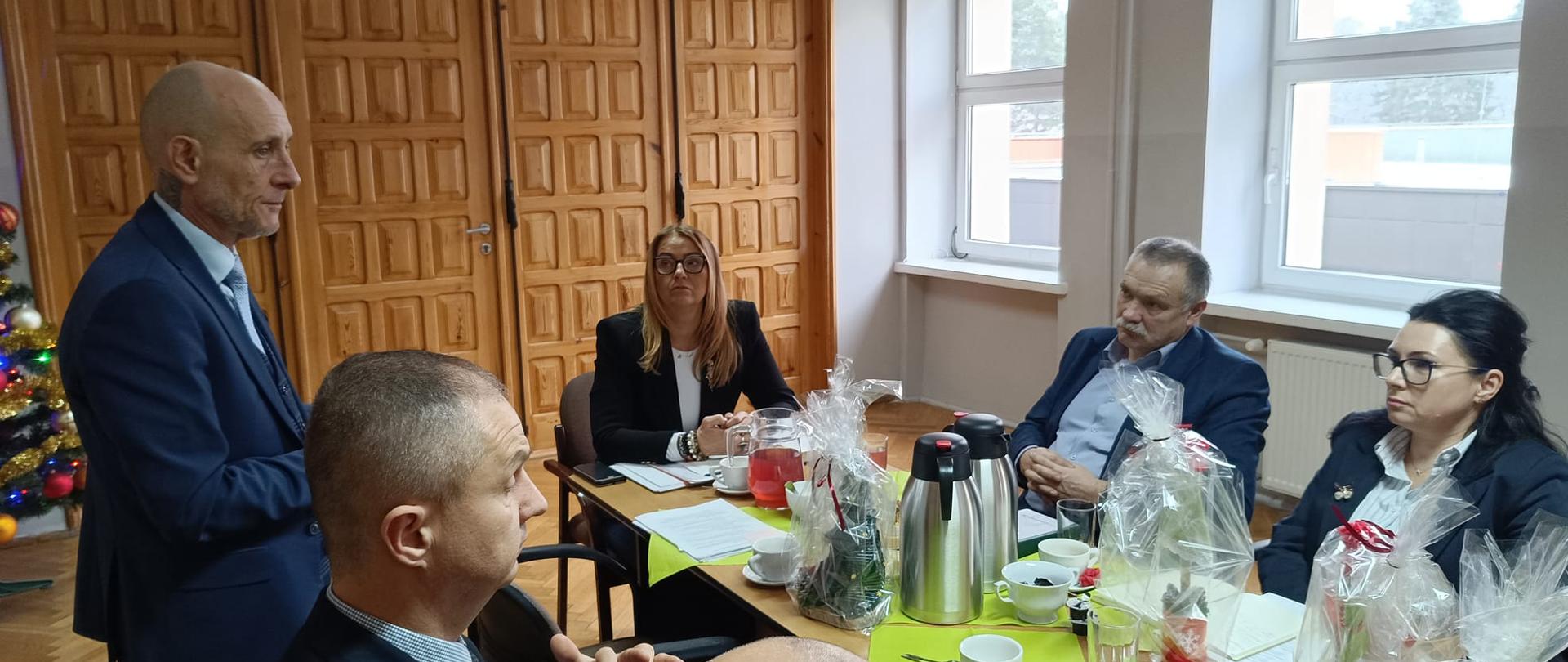 Konwent Gmin Powiatu Ostrowieckiego - spotkanie w szpitalu