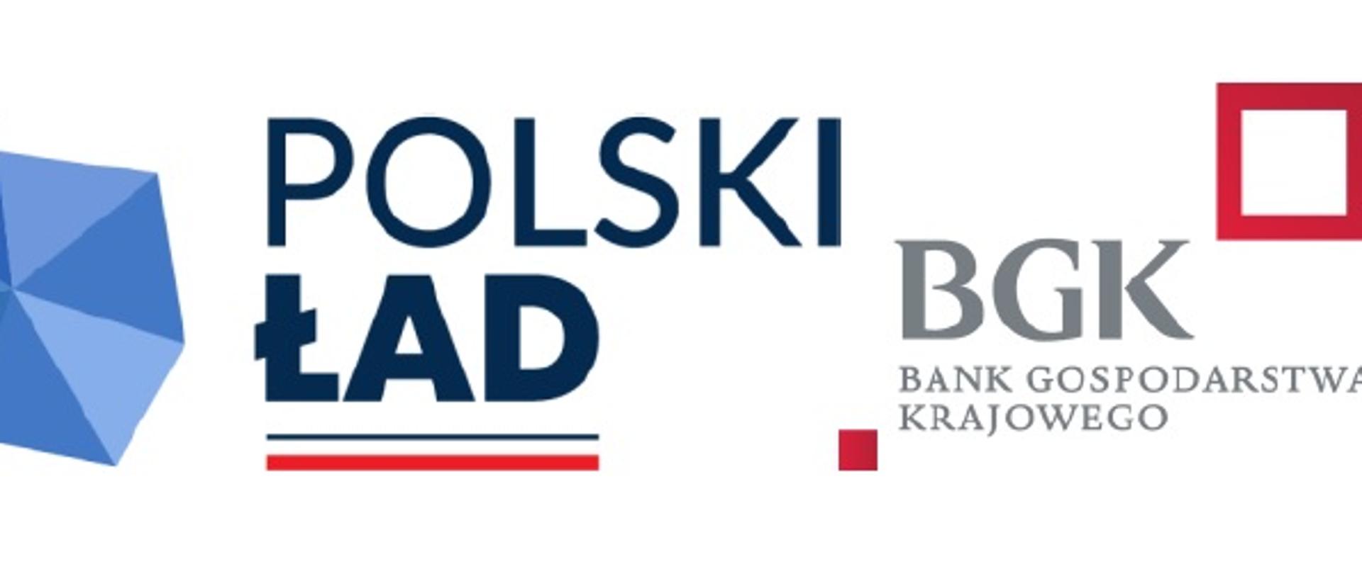 Logo Polski Ład i Banku Gospodarstwa Krajowego