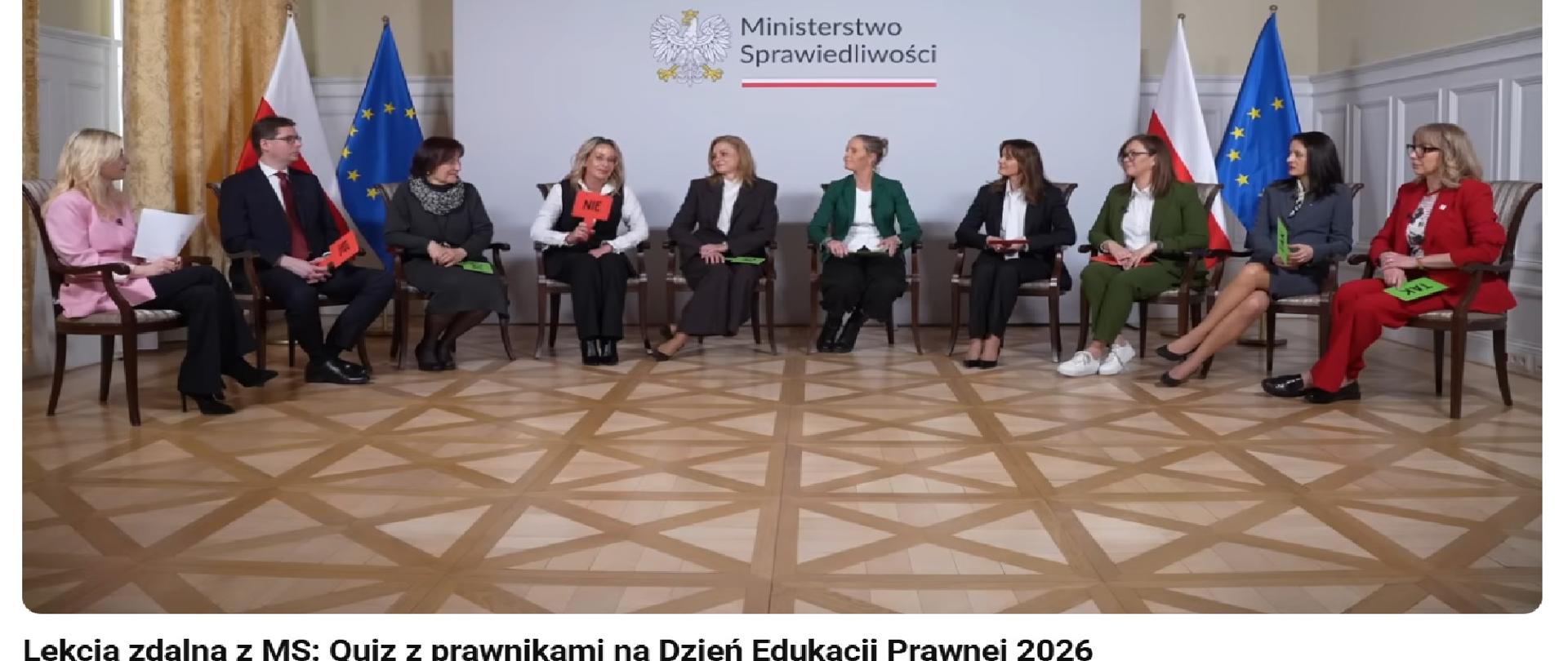 Zdjęcie przedstawia zrzut z ekranu na którym znajdują się prowadzący lekcje 