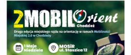 Grafika - rajd mobil orient 2. 