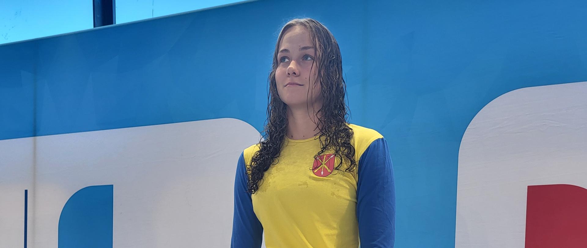 Maja Ryfka na podium