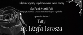 Kondolencje śp. Józef Jarosz 