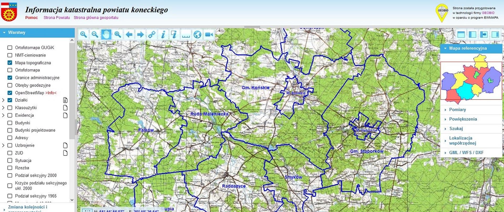 e-Geodezja - cyfrowy zasób geodezyjny Województwa Świętokrzyskiego
