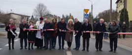 Uroczyste otwarcie drogi nr 1325W w Maciejowicach, główne