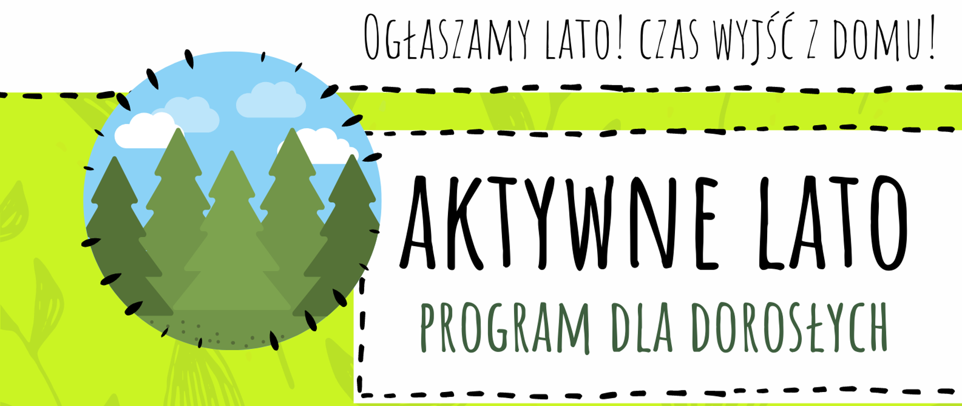 Plakat promujący Aktywne Lato