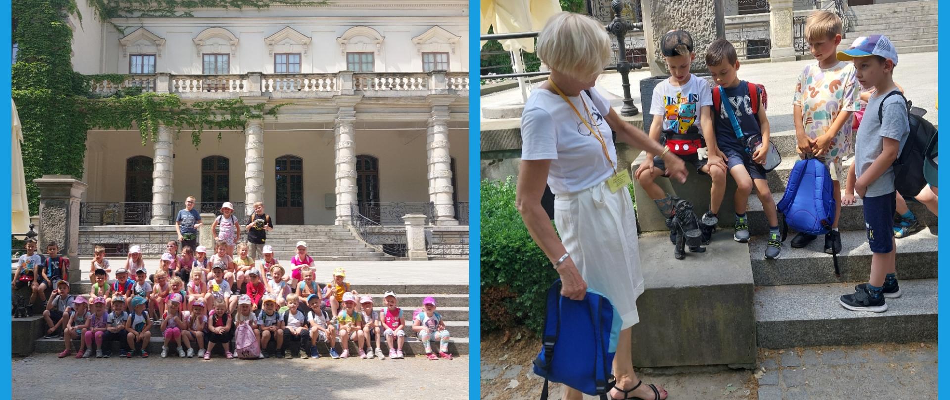 W parku przed Muzeum Lalek