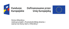 Plakat informacyjny projektu dotyczący dofinansowania