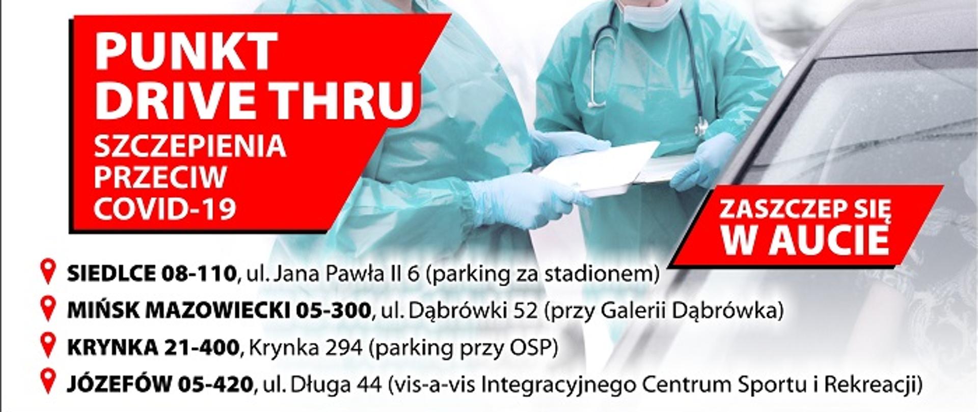 Zaszczep się w aucie 