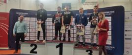 Roni Wójcik na trzecim stopniu podium