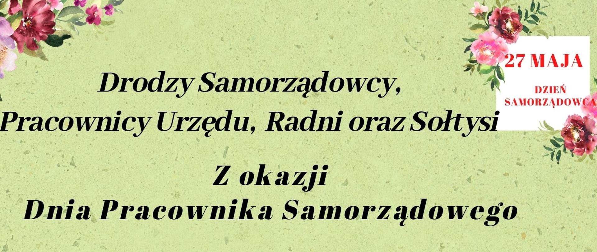 Życzenia z okazji Dnia Samorządowca