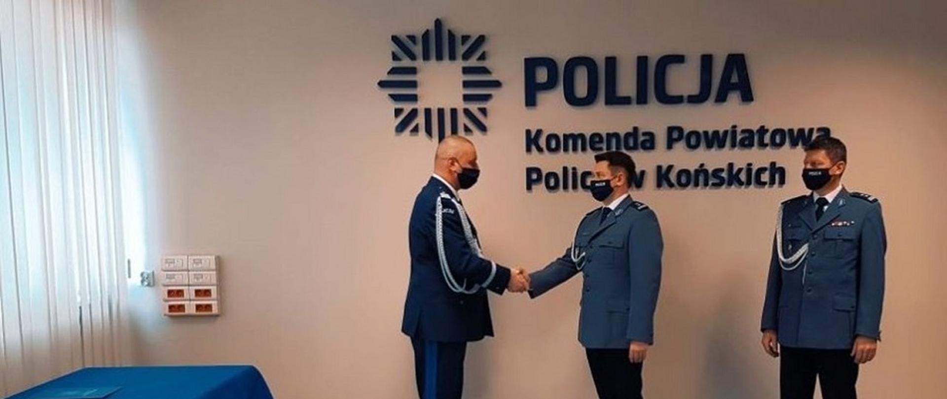 Zaprzysiężenie Komendanta Policji w Końskich