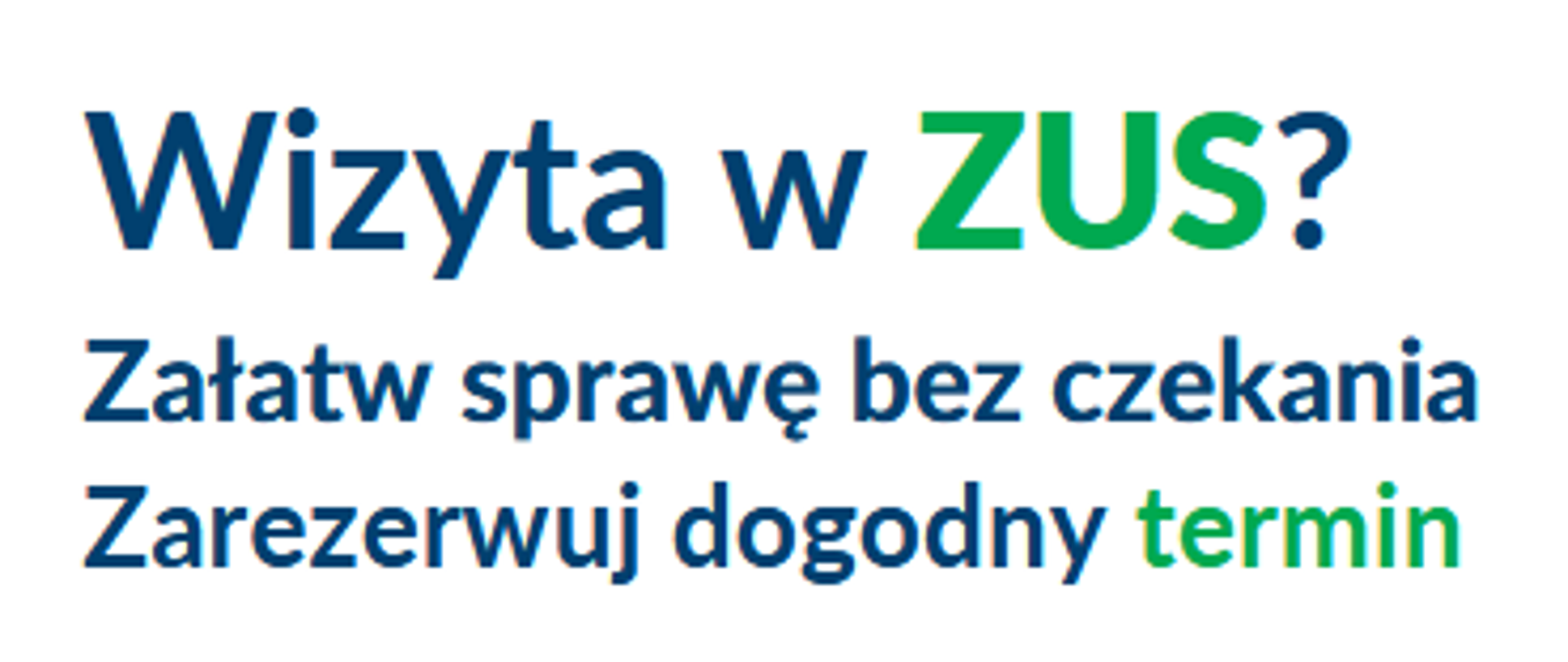 Zakład Ubezpieczeń Społecznych wdraża model obsługi klientów oparty na rezerwacji wizyt.
Usługa ma na celu poprawę jakości obsługi klientów. Dzięki rezerwacji wizyt na konkretny dzień i godzinę ograniczymy lub całkowicie wyeliminujemy oczekiwanie na wizytę do stanowiska obsługi.