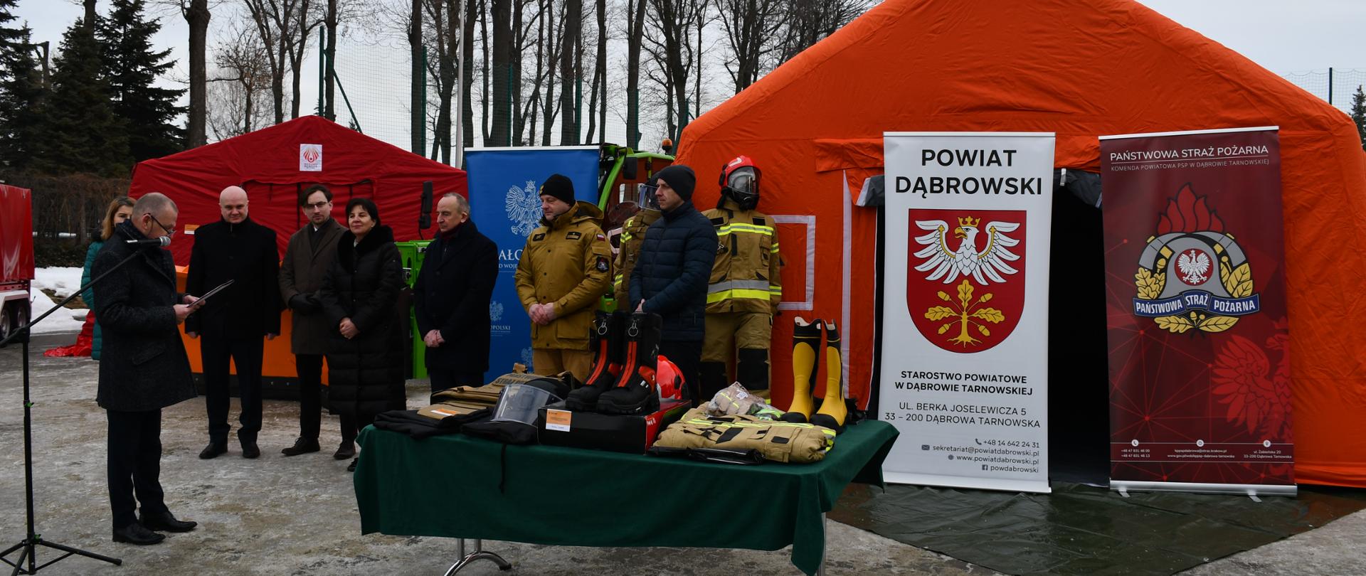 Przemówienie Starosty Dąbrowskiego