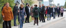 Otwarcie drogi Kudrycze - Wojszki - gromadzenie się gości