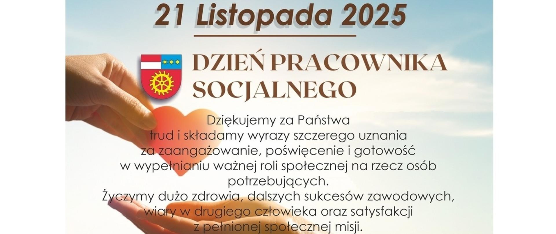 Życzenia z okazji Dnia Pracownika Socjalnego 