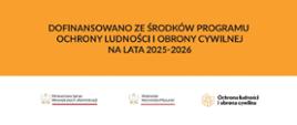 dofinansowanie ze środków programu ochrony ludności i obrony cywilnej