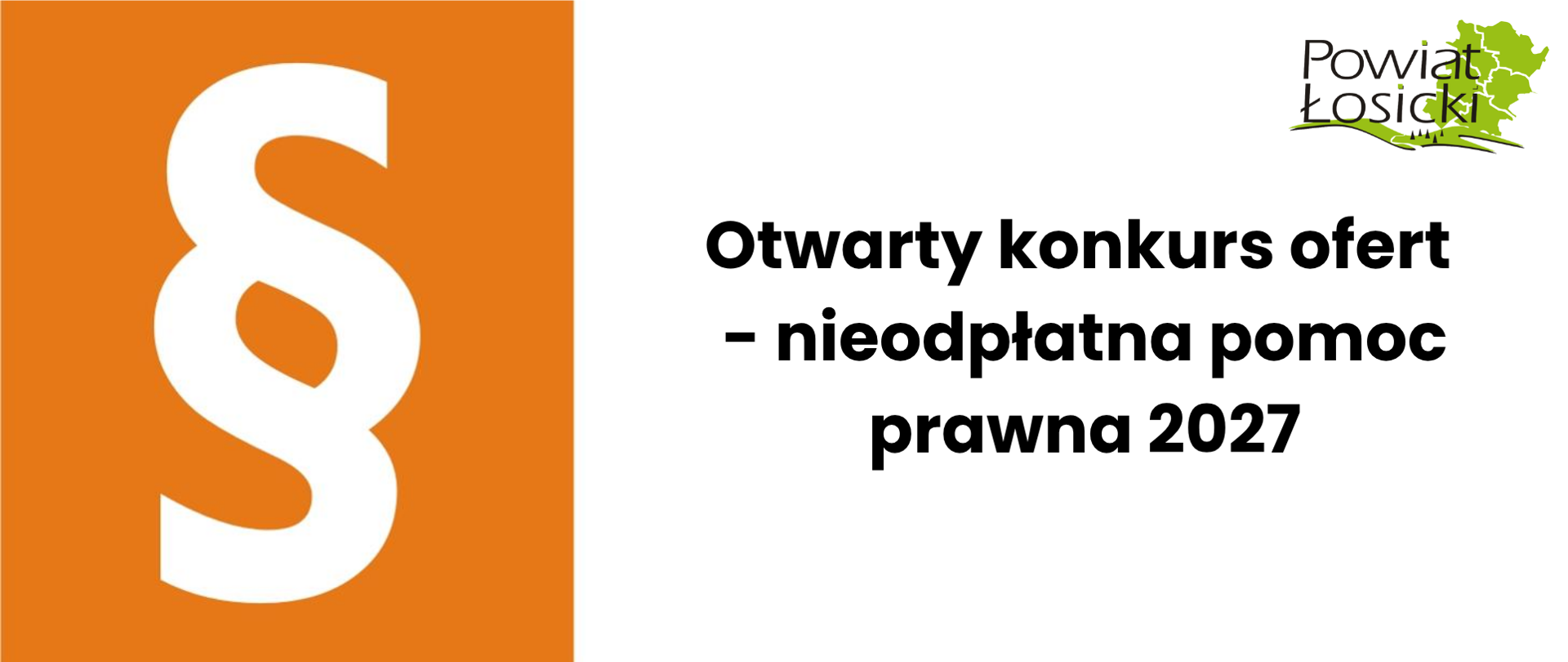 Otwarty konkurs ofert - nieodpłatna pomoc prawna 2027