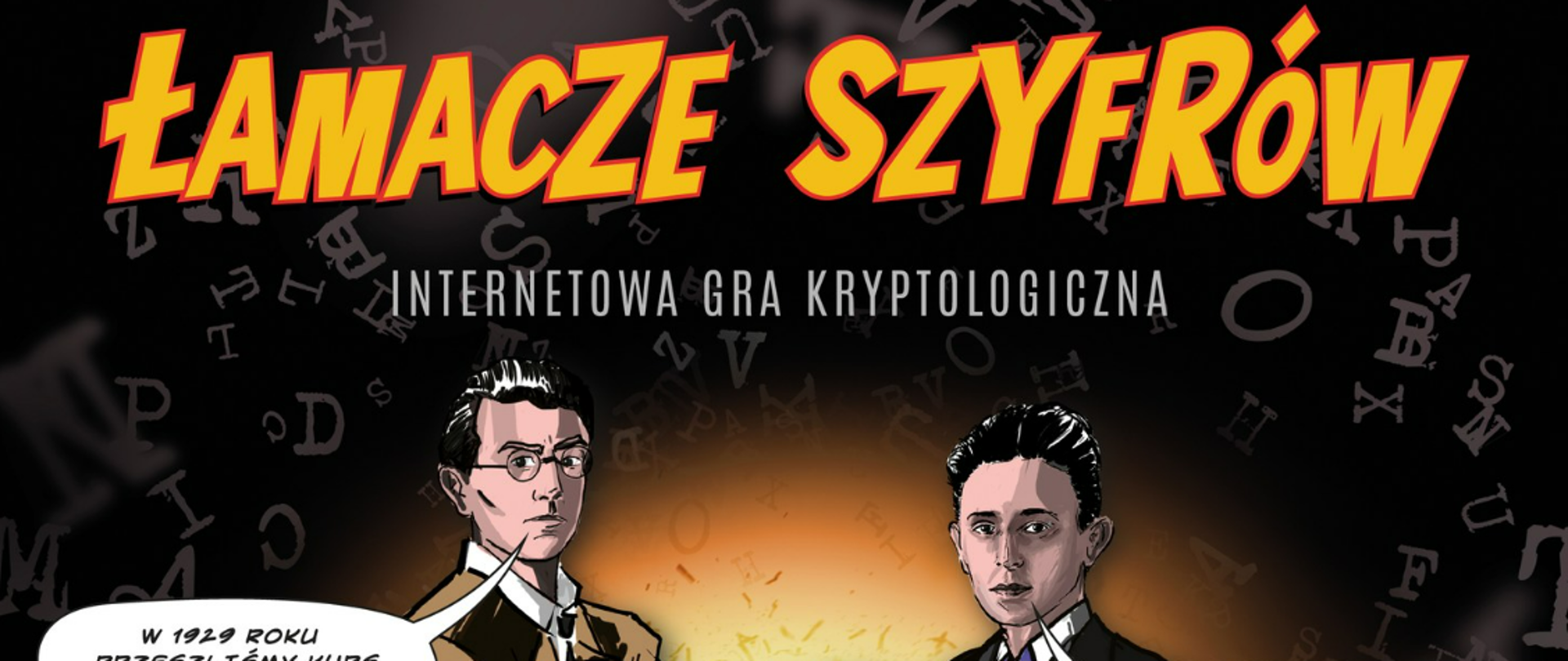 Gra kryptologiczna „Łamacze szyfrów” plakat