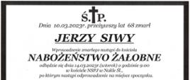 Informacja o pogrzebie